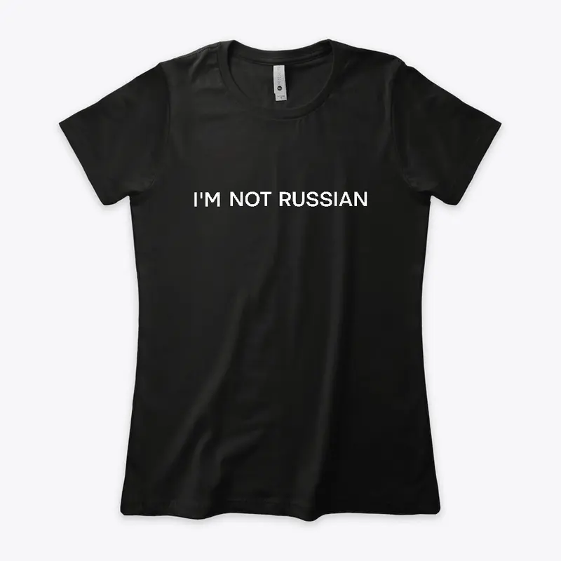 Im not russian (black)